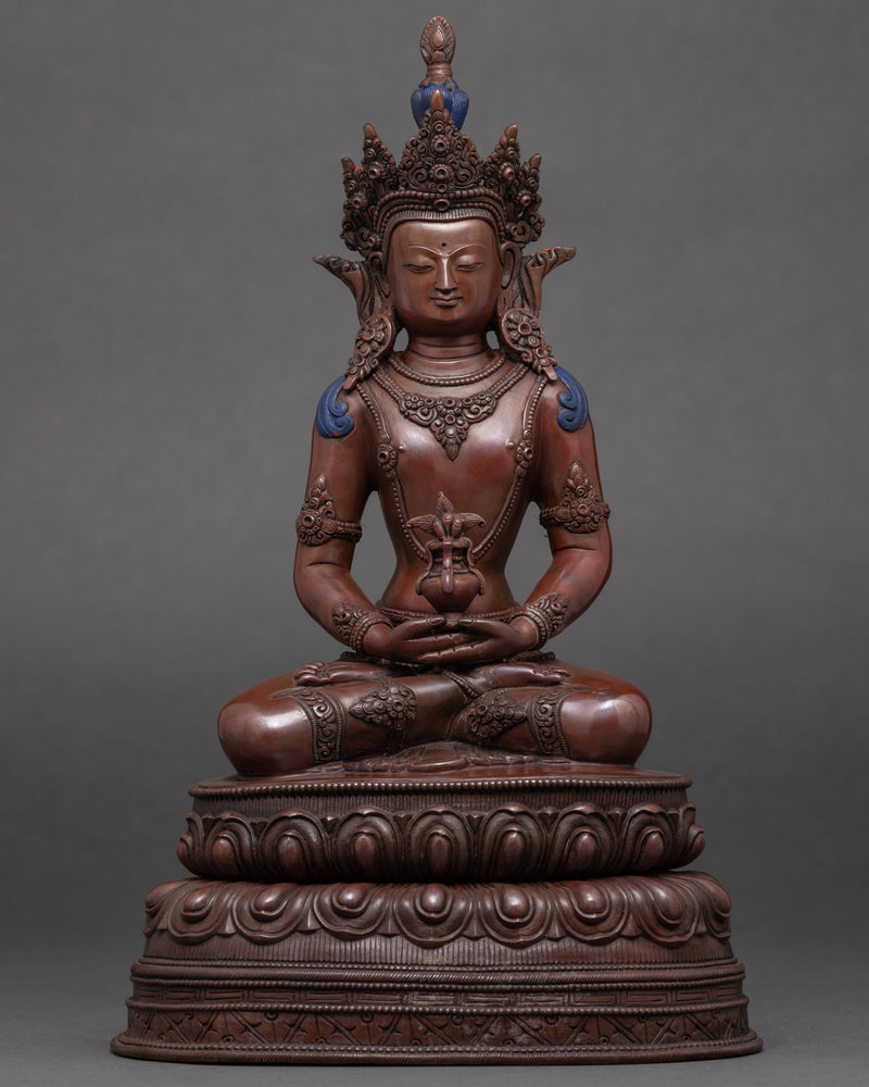 amitayus bodhisattva copper statue