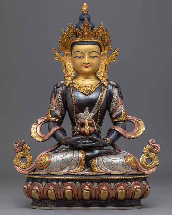 Amitayus Mantra Practice Statue