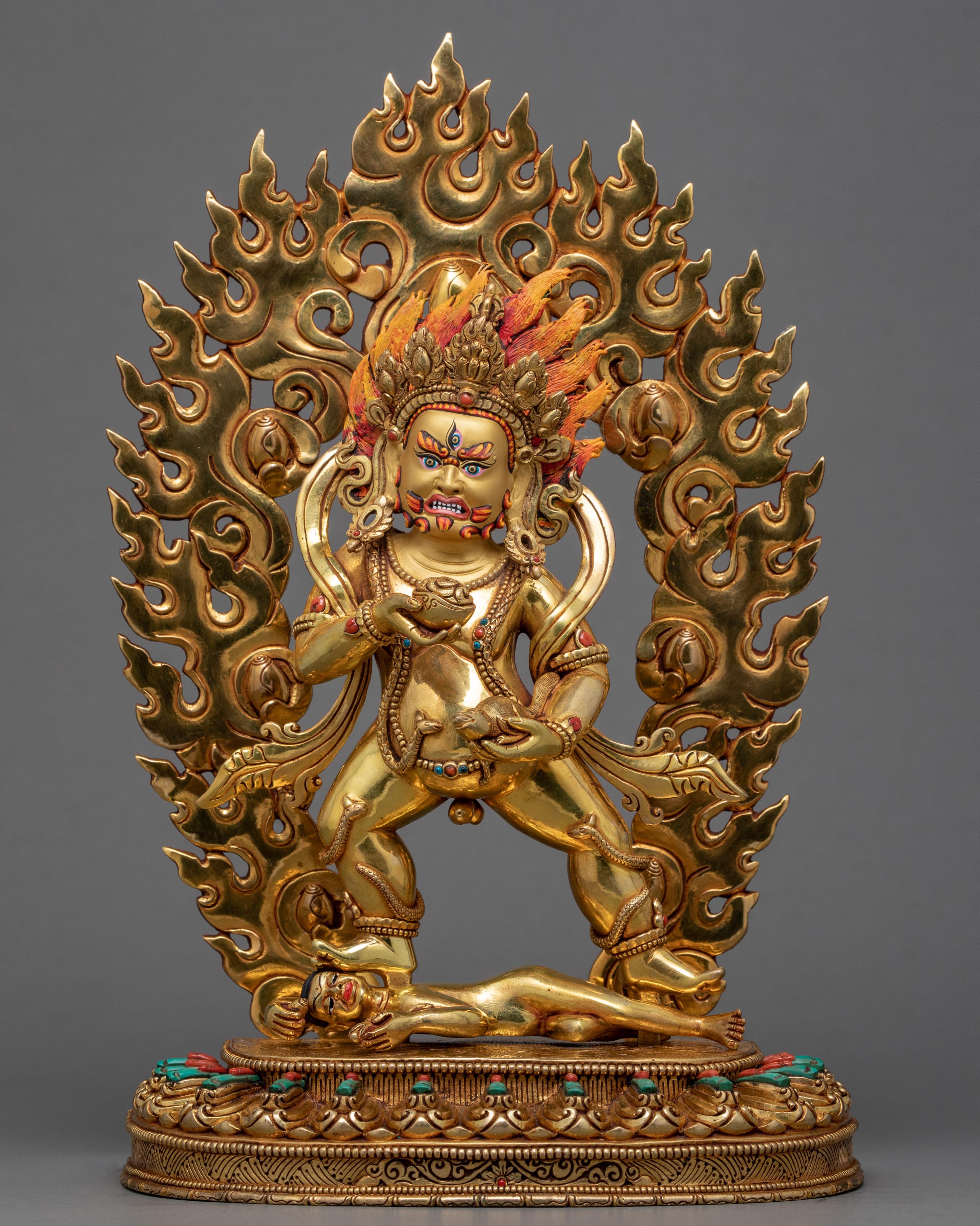 Black Dzambhala Sculpture