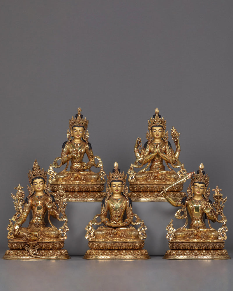 Bodhisattva Set Statue