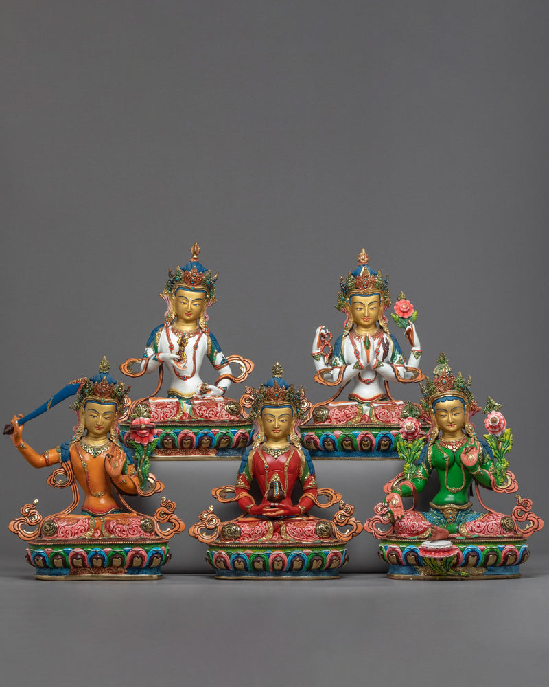 Bodhisattva Sculpture Set 