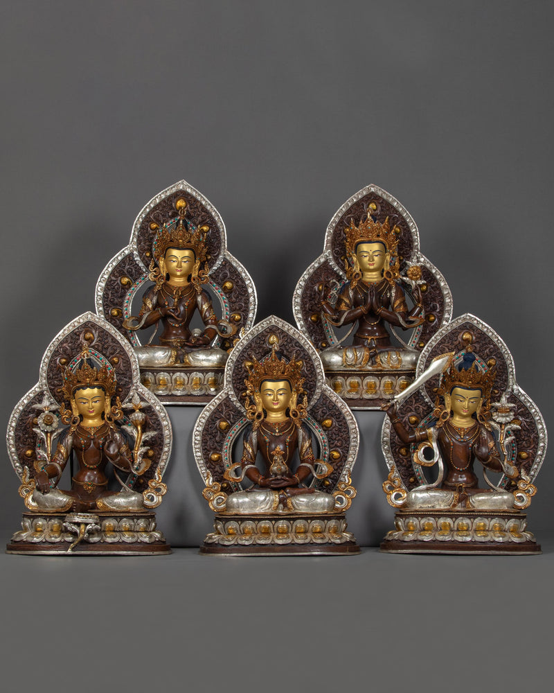 Bodhisattvas Sculpture Set Nepal