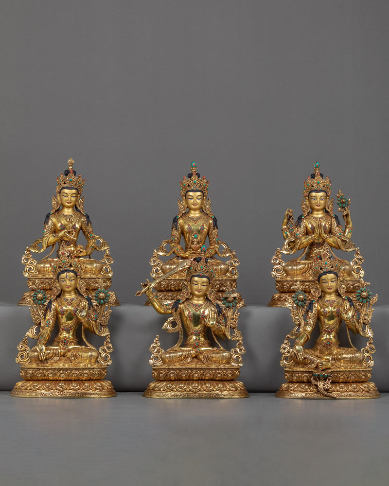 Bodhisattva Deities Set Statue