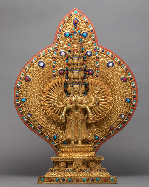 Avalokiteshvara chenrezig 1000 Arms statue