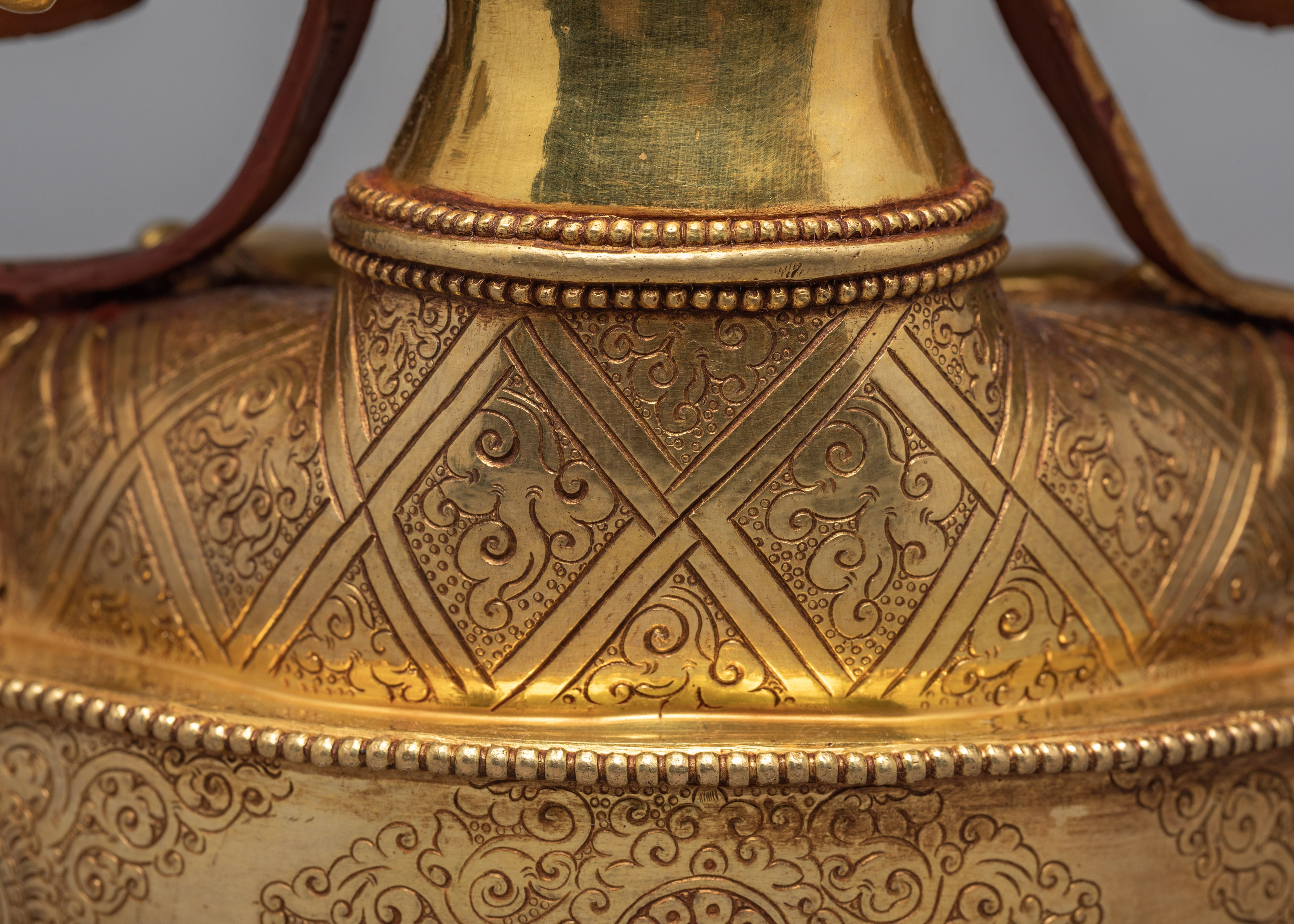 Chenrezig Statue | Plated With Gold Buddhist Sculpture