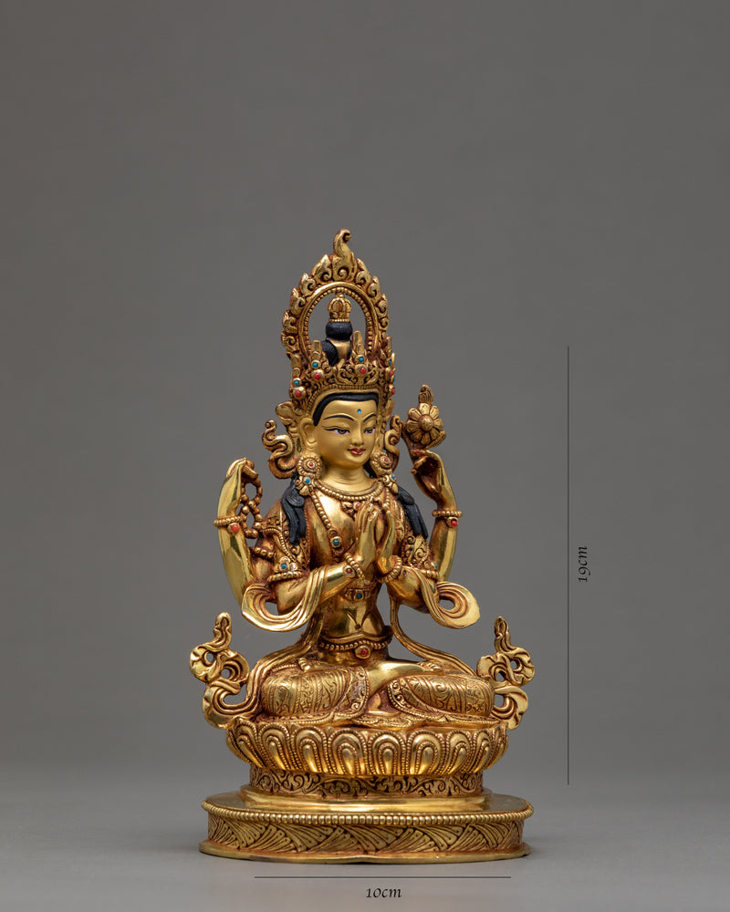 Chenrezig Statue | Bodhisattva Of Great Compassion | Avalokiteshvara