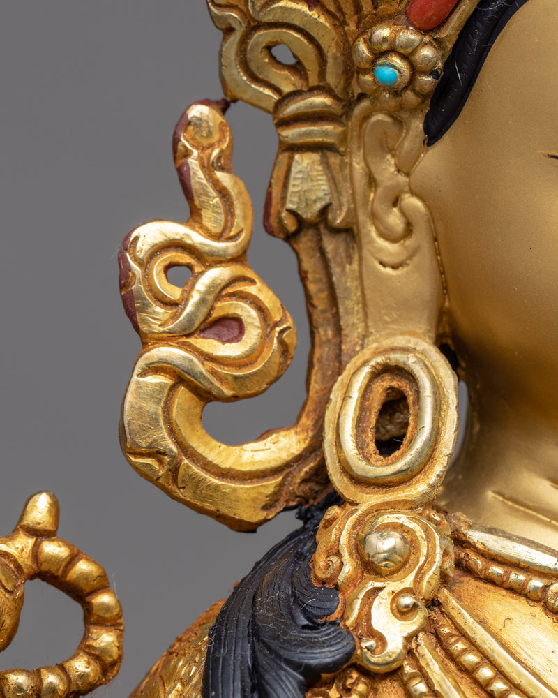 Four Armed Chenrezig Gold Statue | Himalayan Art