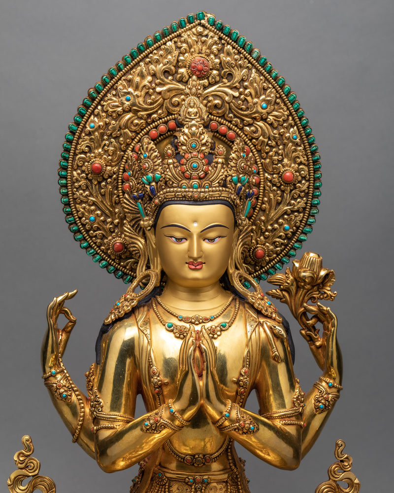 Chenrezig Statue | Avalokiteshvara | Hand-Made Statue