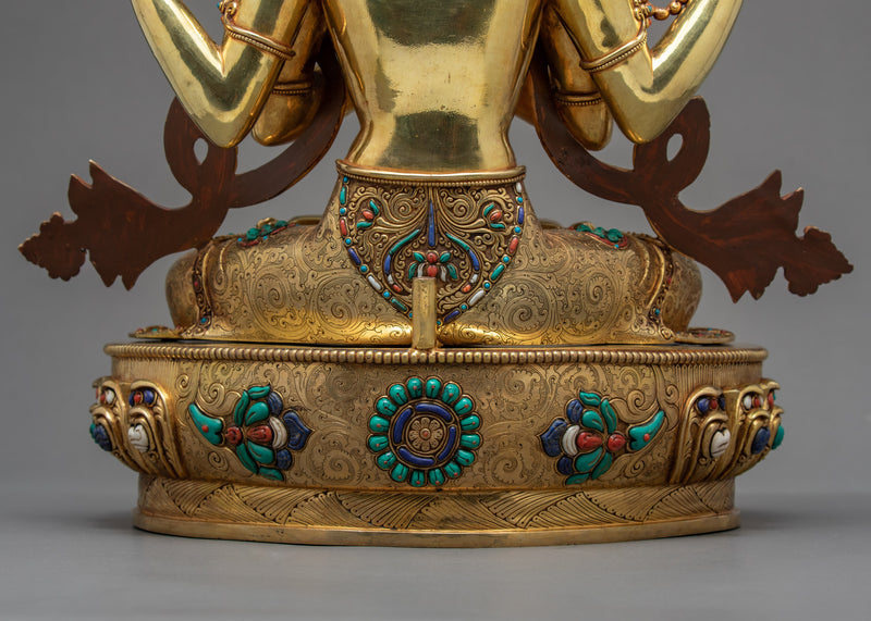 Chenrezig Avalokiteshvara Statue | Compassion Deity
