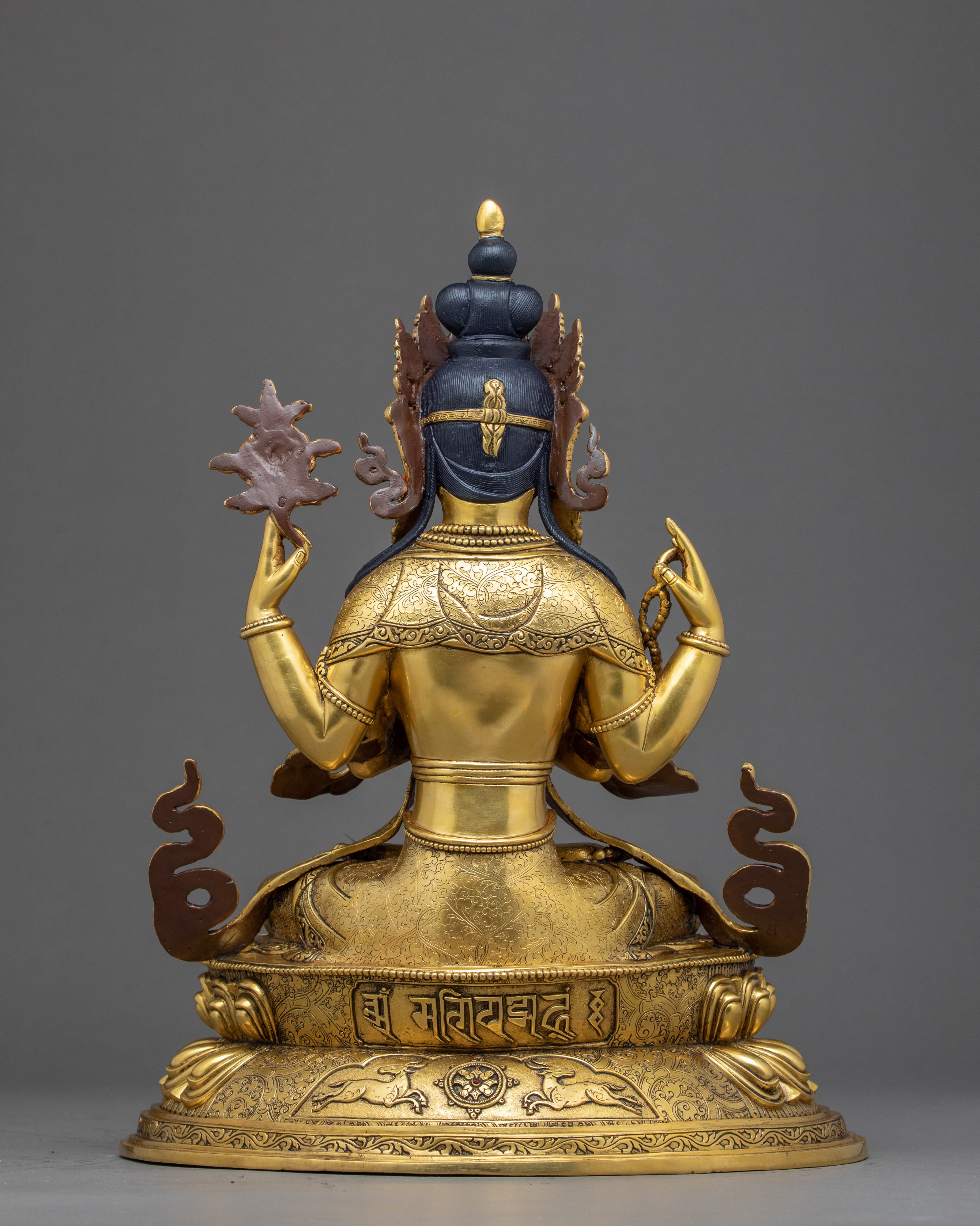 Chenrezig Bodhisattva Sculpture | Finely Hand Carved Statue