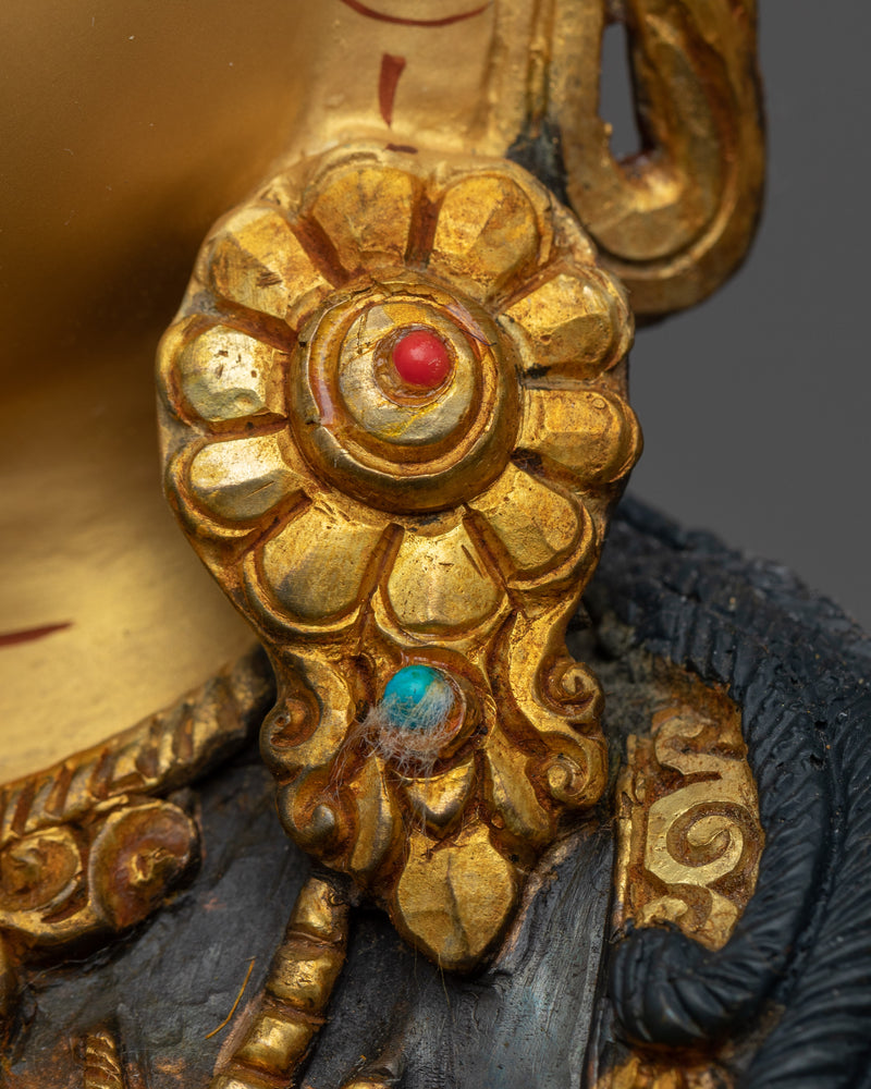 Buddhist Avalokiteshvara Sculpture | Traditional Himalayan Art