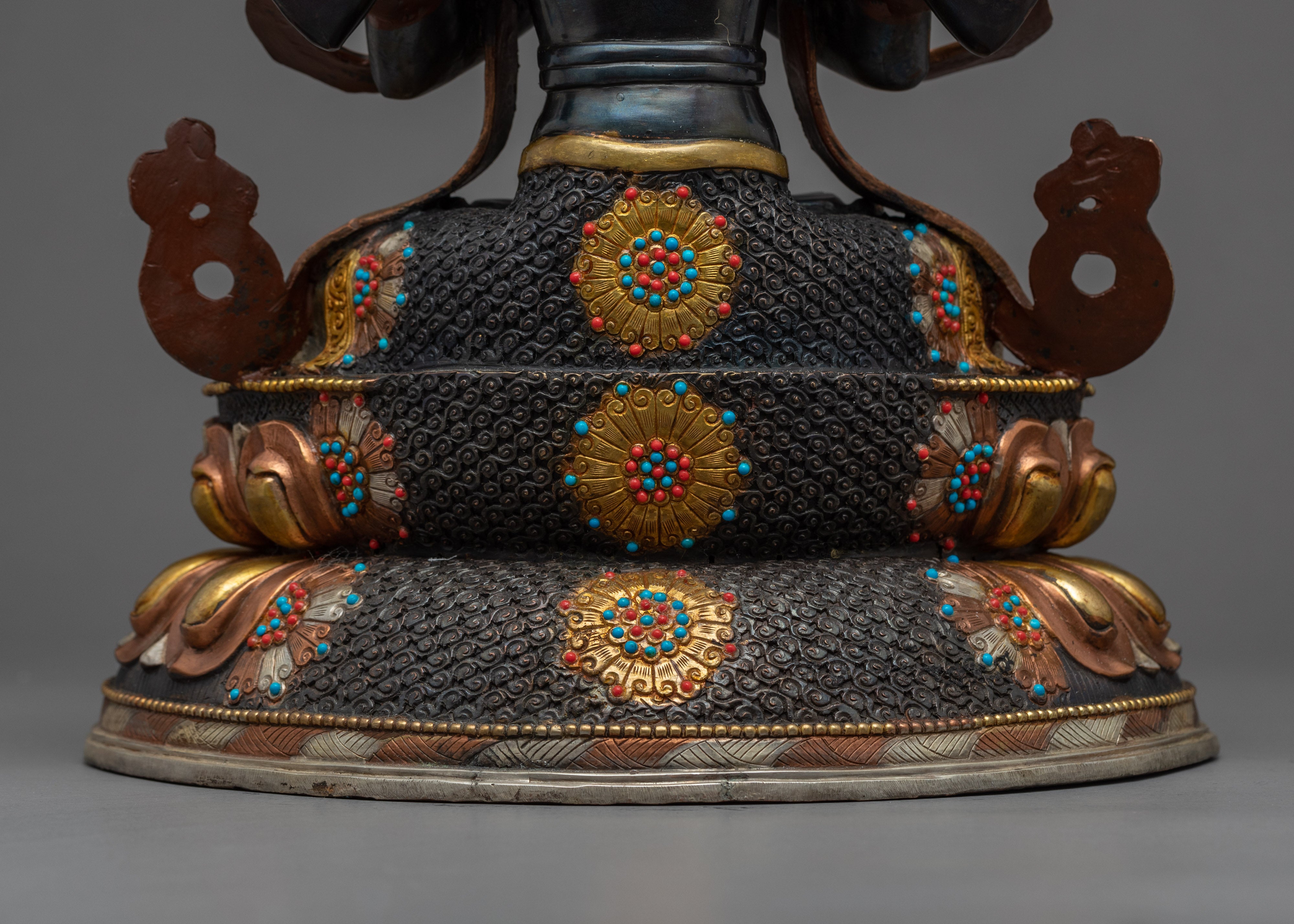 Buddhist Avalokiteshvara Sculpture | Traditional Himalayan Art