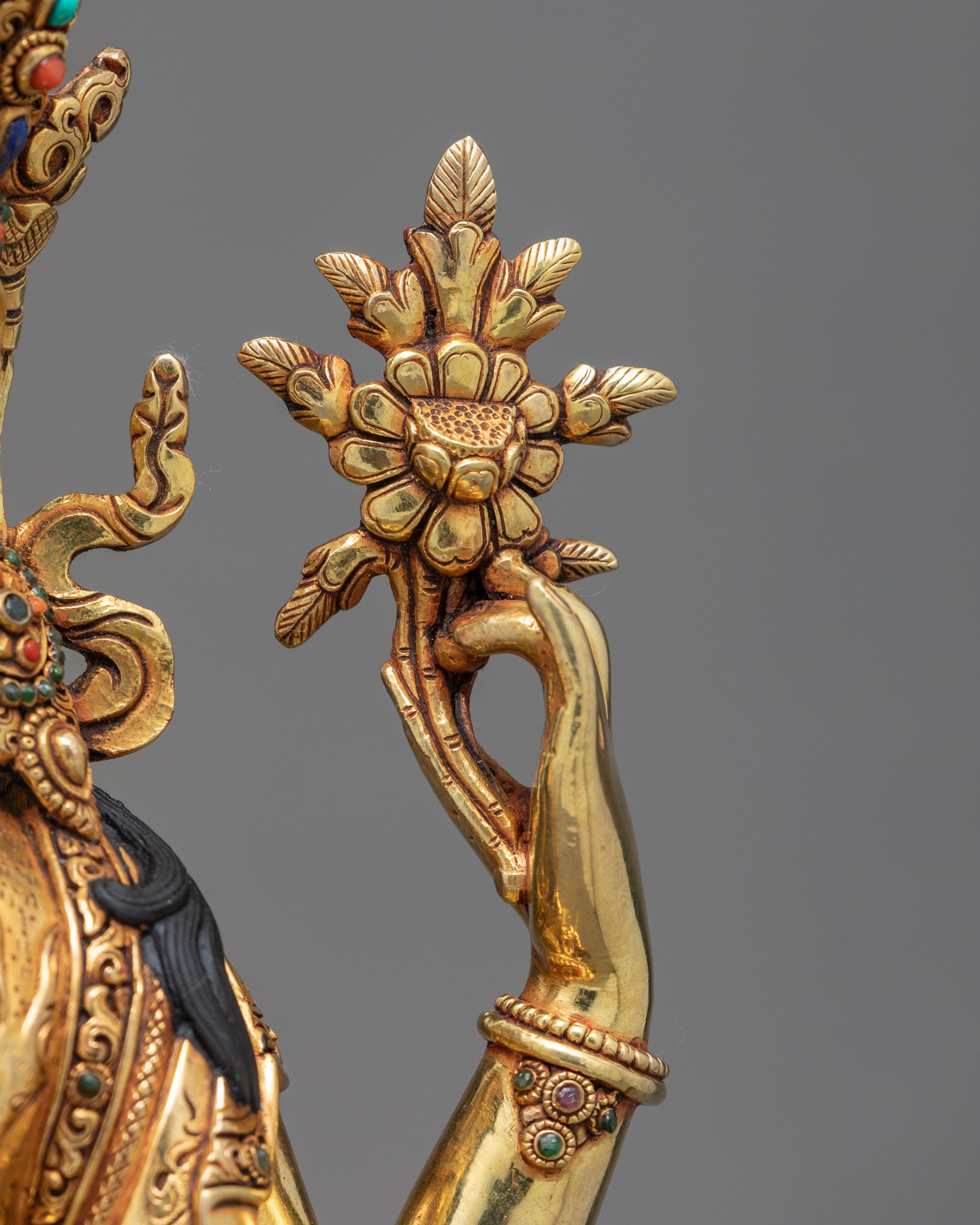 4 Armed Avalokiteshvara | Tibetan Chenrezig Statue