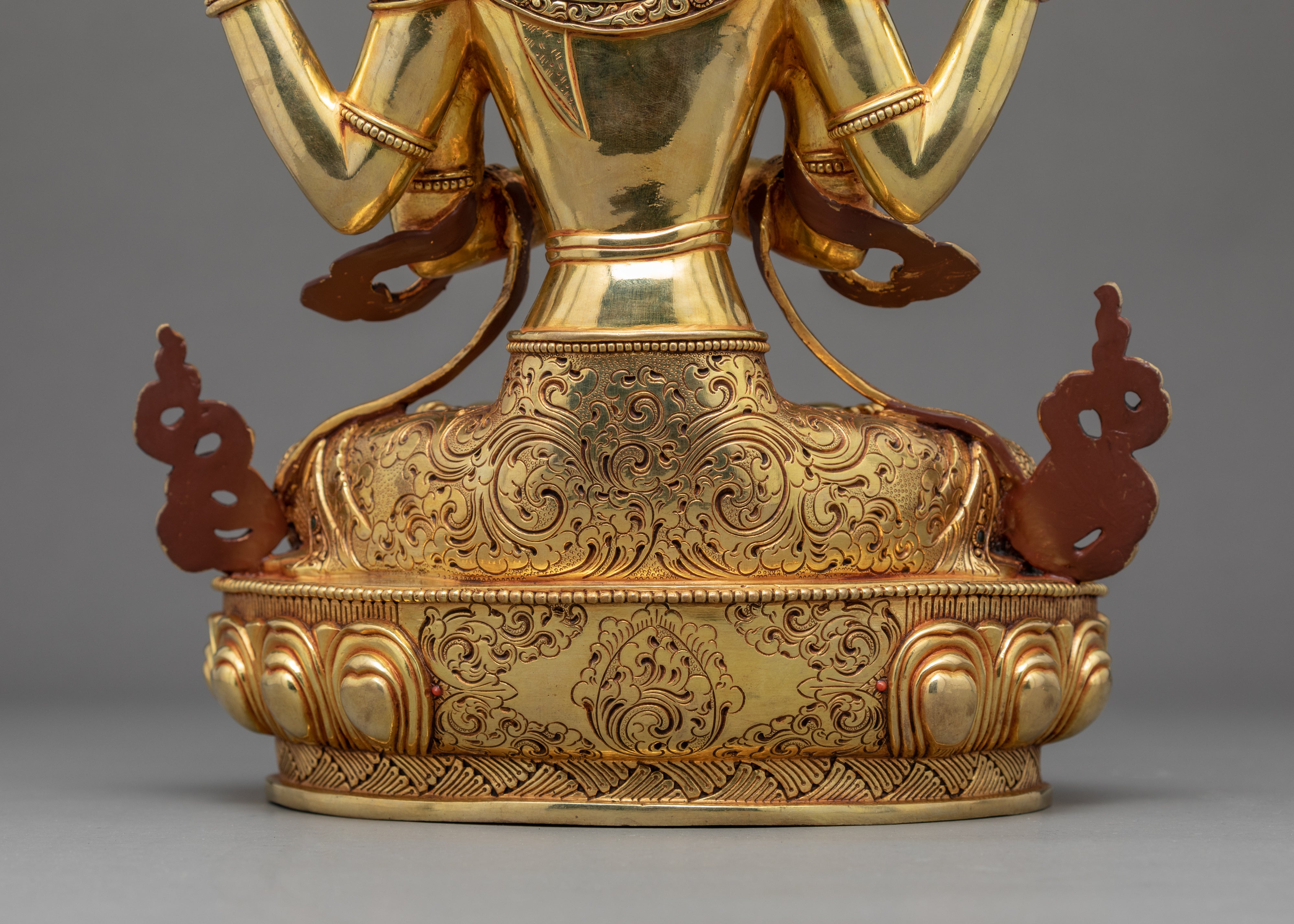 Bodhisattva Avalokiteshvara Sculpture | Traditionally Hand Carved Buddhist Statue