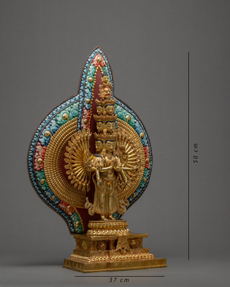 1000 Armed Chenrezig | Tibetan Buddhist Sculpture | Statue Art