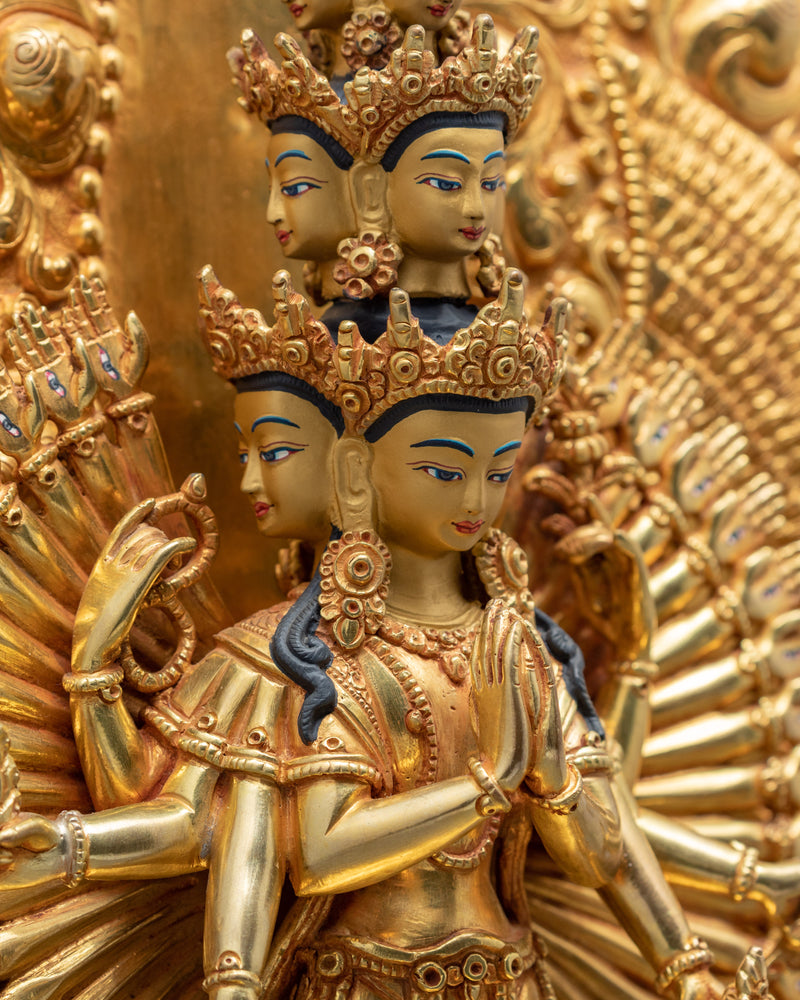 1000 Arm Chenrezig | Buddha Of Compassion | Bodhisattva Statue
