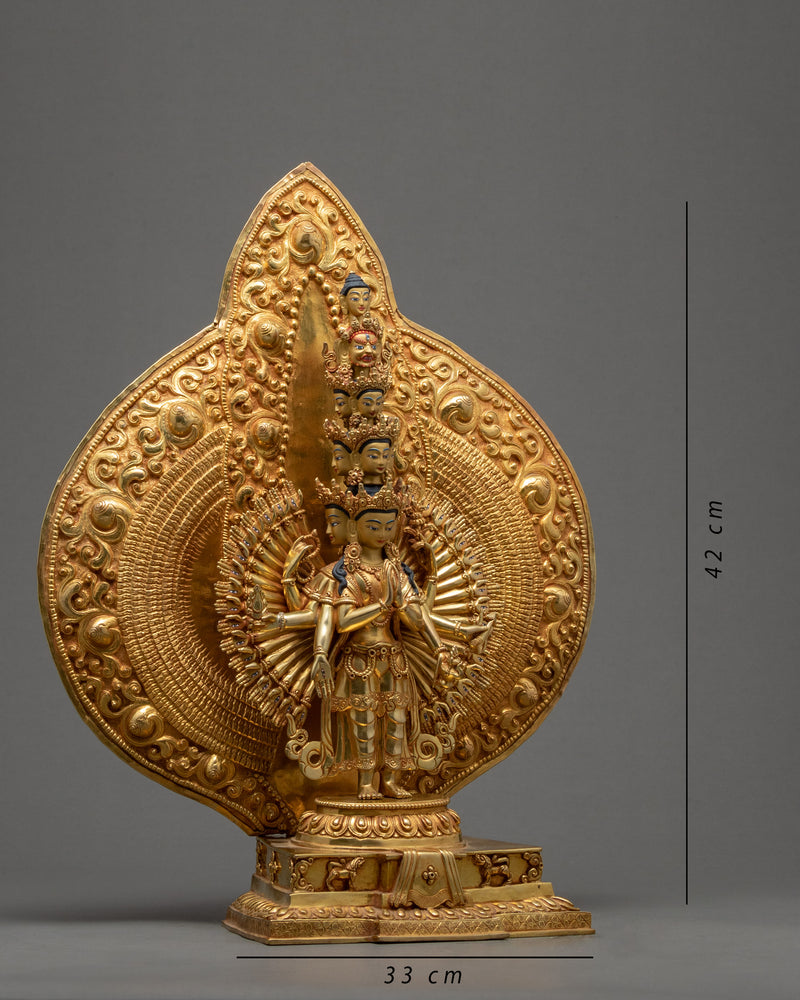 1000 Arm Chenrezig | Buddha Of Compassion | Bodhisattva Statue