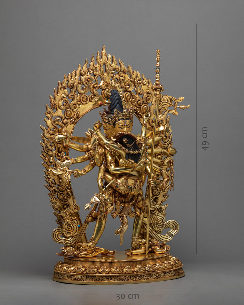 Chakrasamvara in Union Statue | Fine Sculpture Art | Vajravarahi