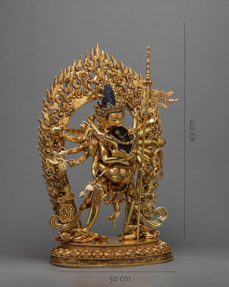 Chakrasamvara in Union Statue | Fine Sculpture Art | Vajravarahi