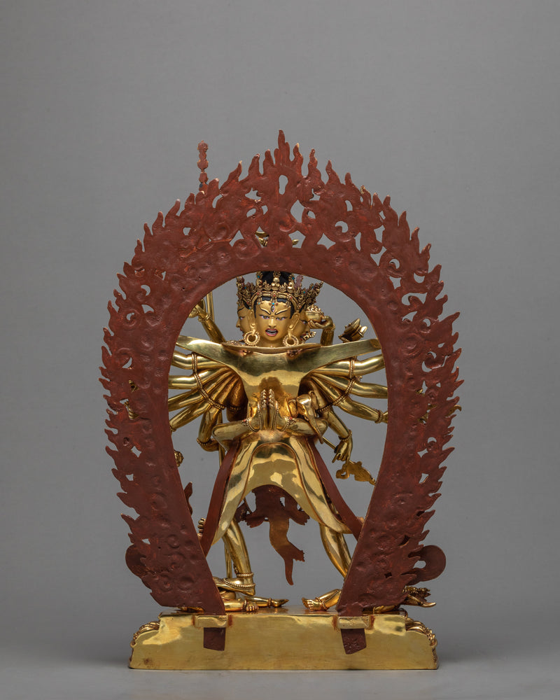 Chakrasamvara in Union Statue | Fine Sculpture Art | Vajravarahi