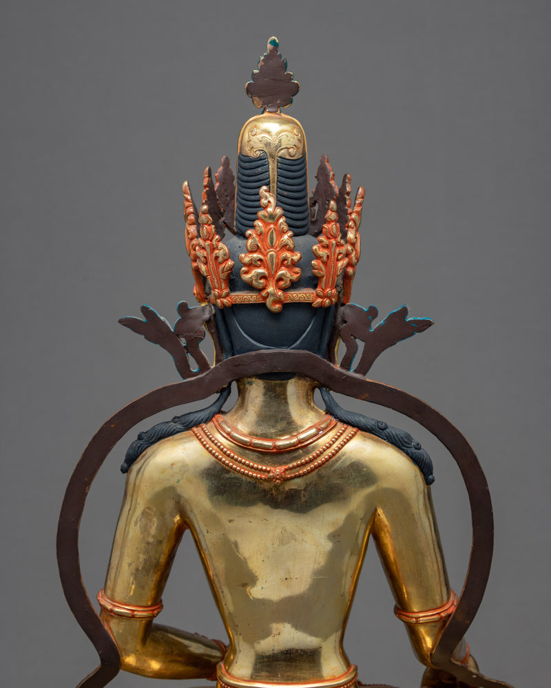 Crowned Shakyamuni Buddha | Himalayan Statue Art