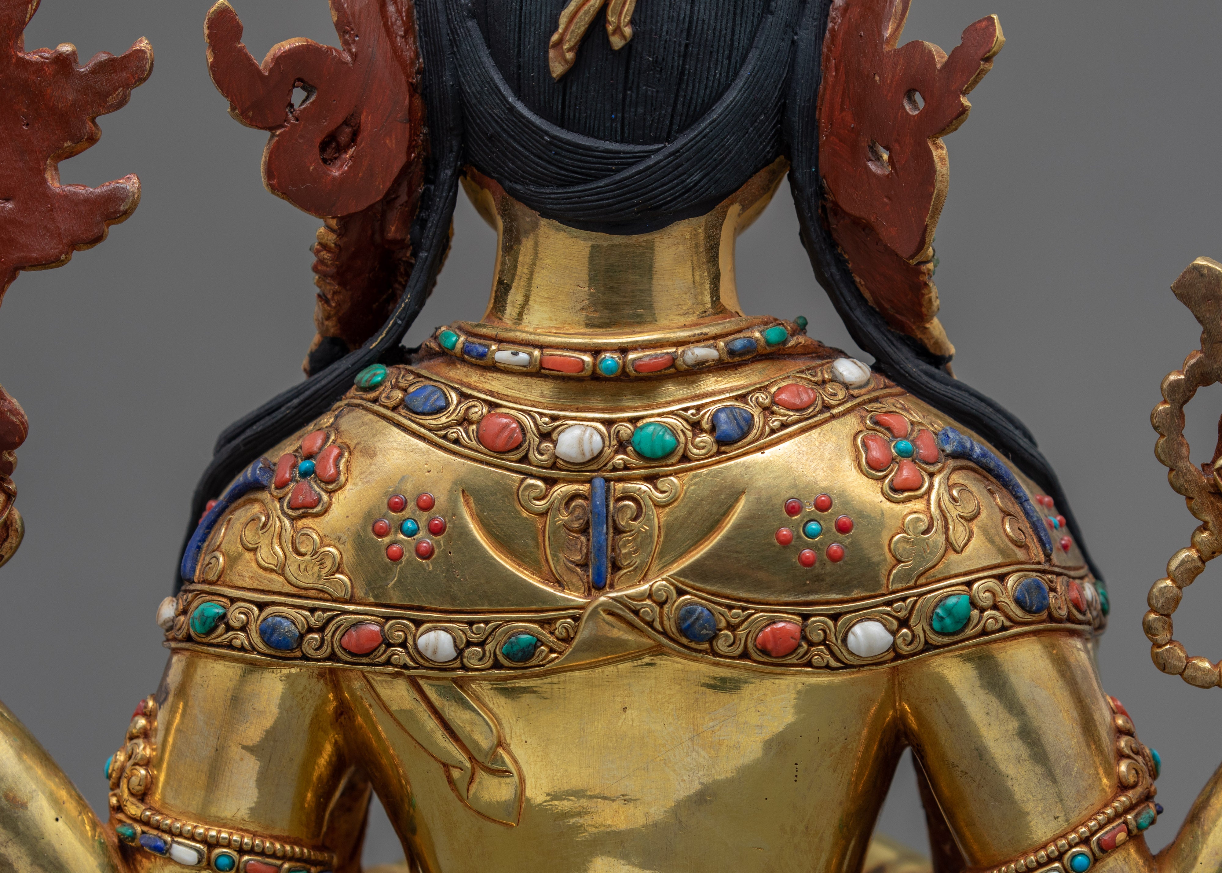 4 Armed Chenrezig Statue | Bodhisattva Art | Compassion Deity