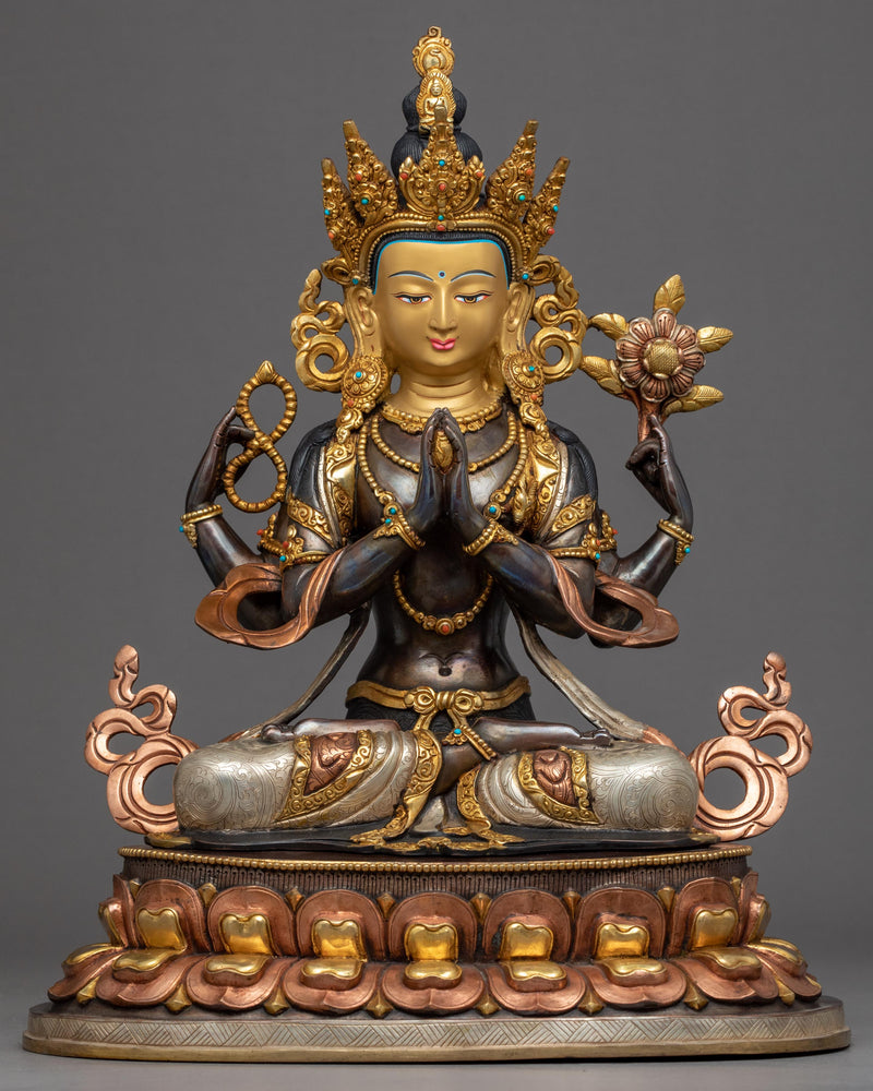 Chenrezig Avlokitesvara Sculpture 