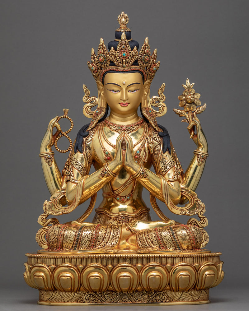 Bodhisattva Chenrezig Sculpture