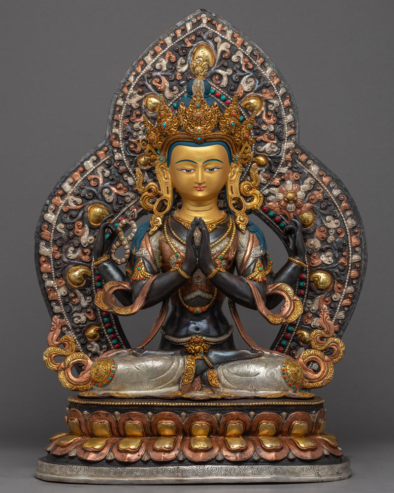 Chenrezig Buddhist Statue 