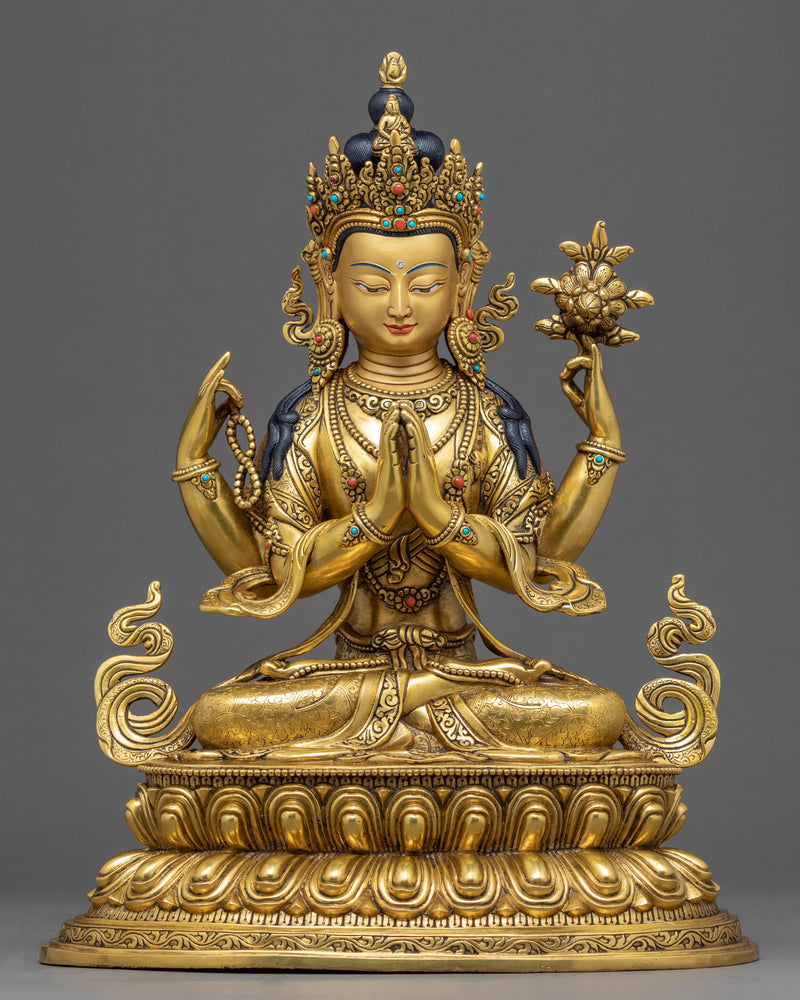 Chenrezig Bodhisattva Sculpture 