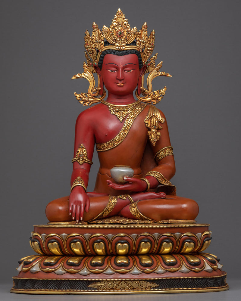 Crown Shakyamuni Buddha Sculpture