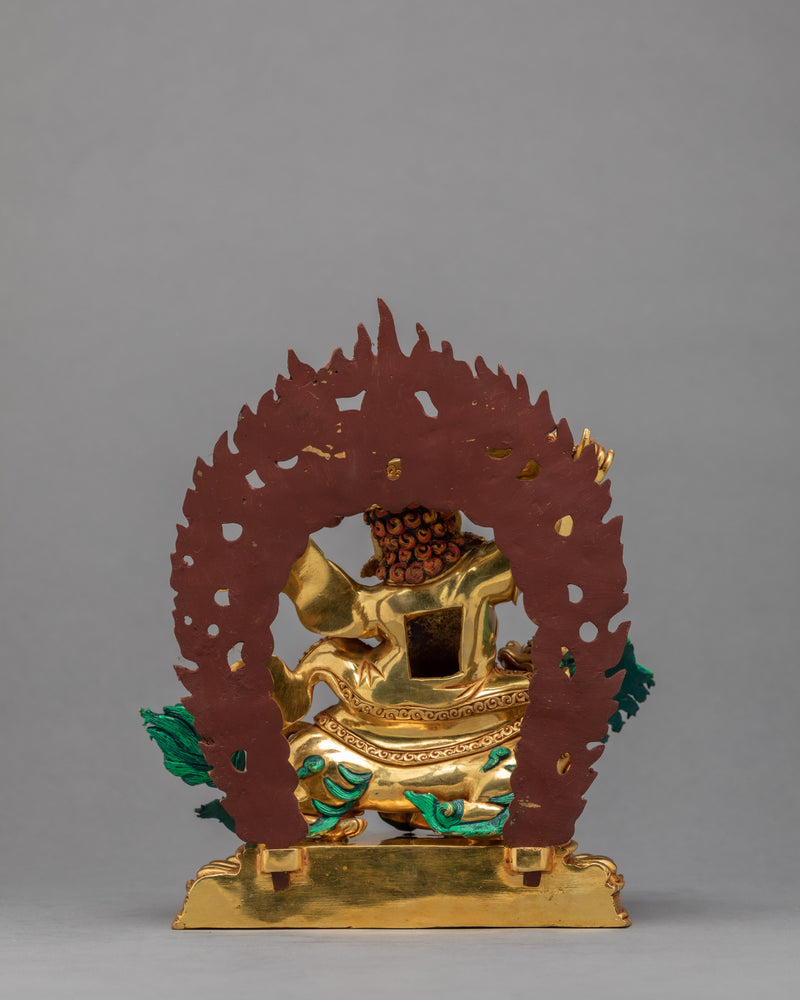 Dorje legpa statue |  24k Gold plated | Buddhist statue