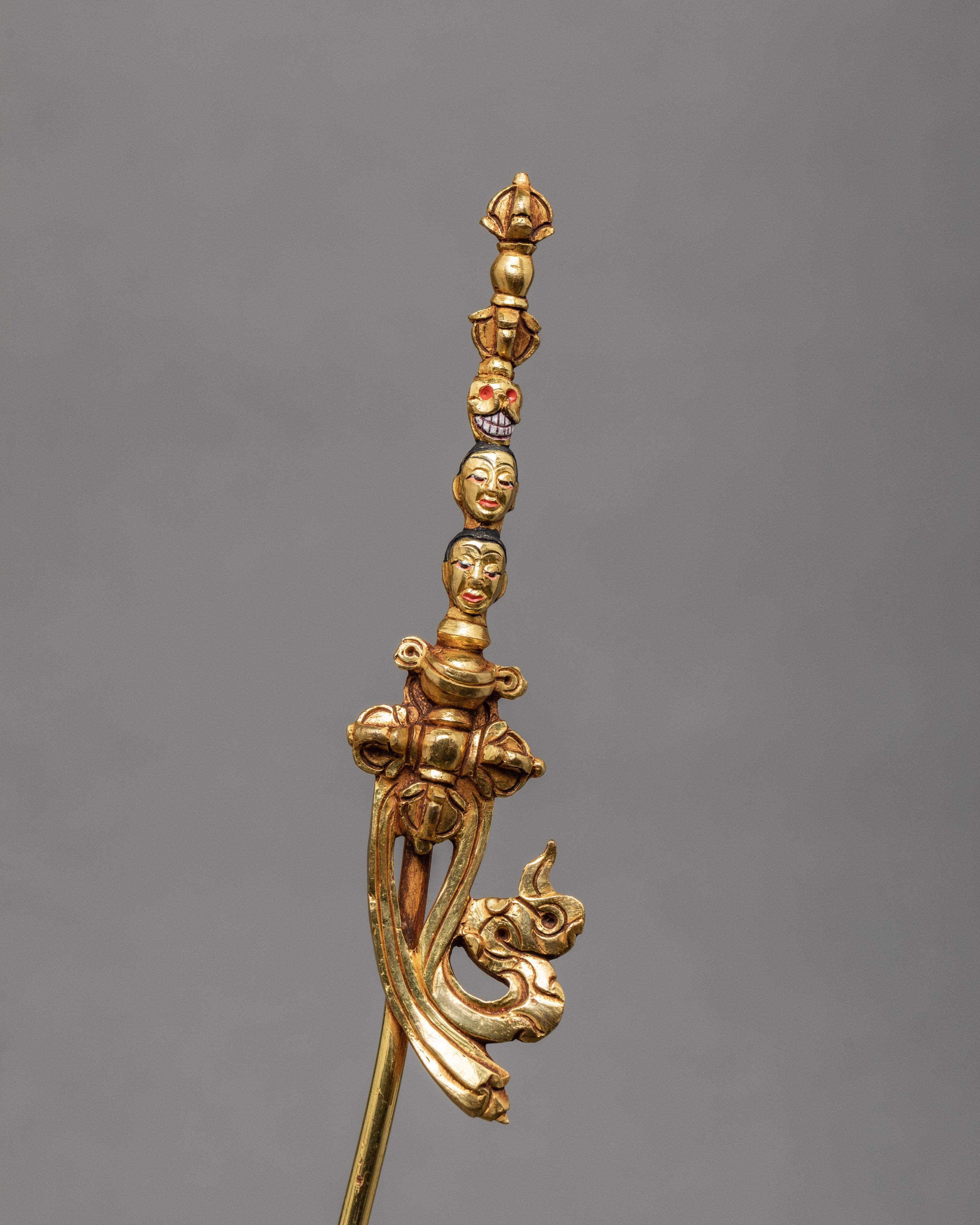 Dorje Phagmo Statue |  Vajravarahi Statue Plated with Pure 24K Gold | Tibetan Statue