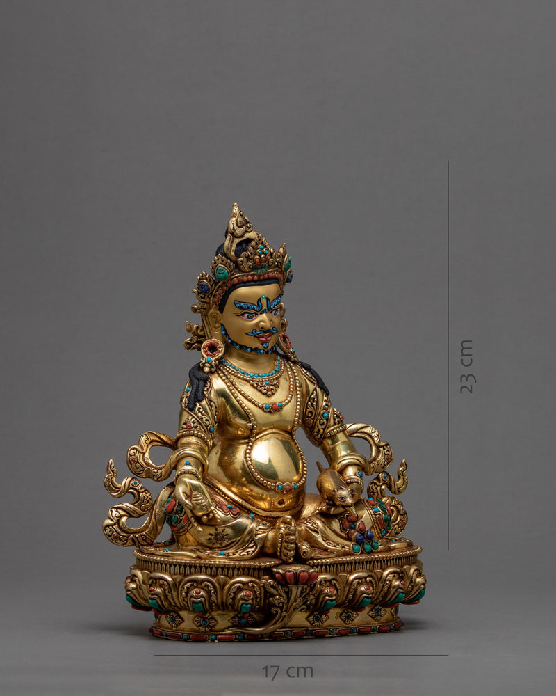 Seated Dzambhala Statue | Deity Of Wealth And Prosperity | Kubera