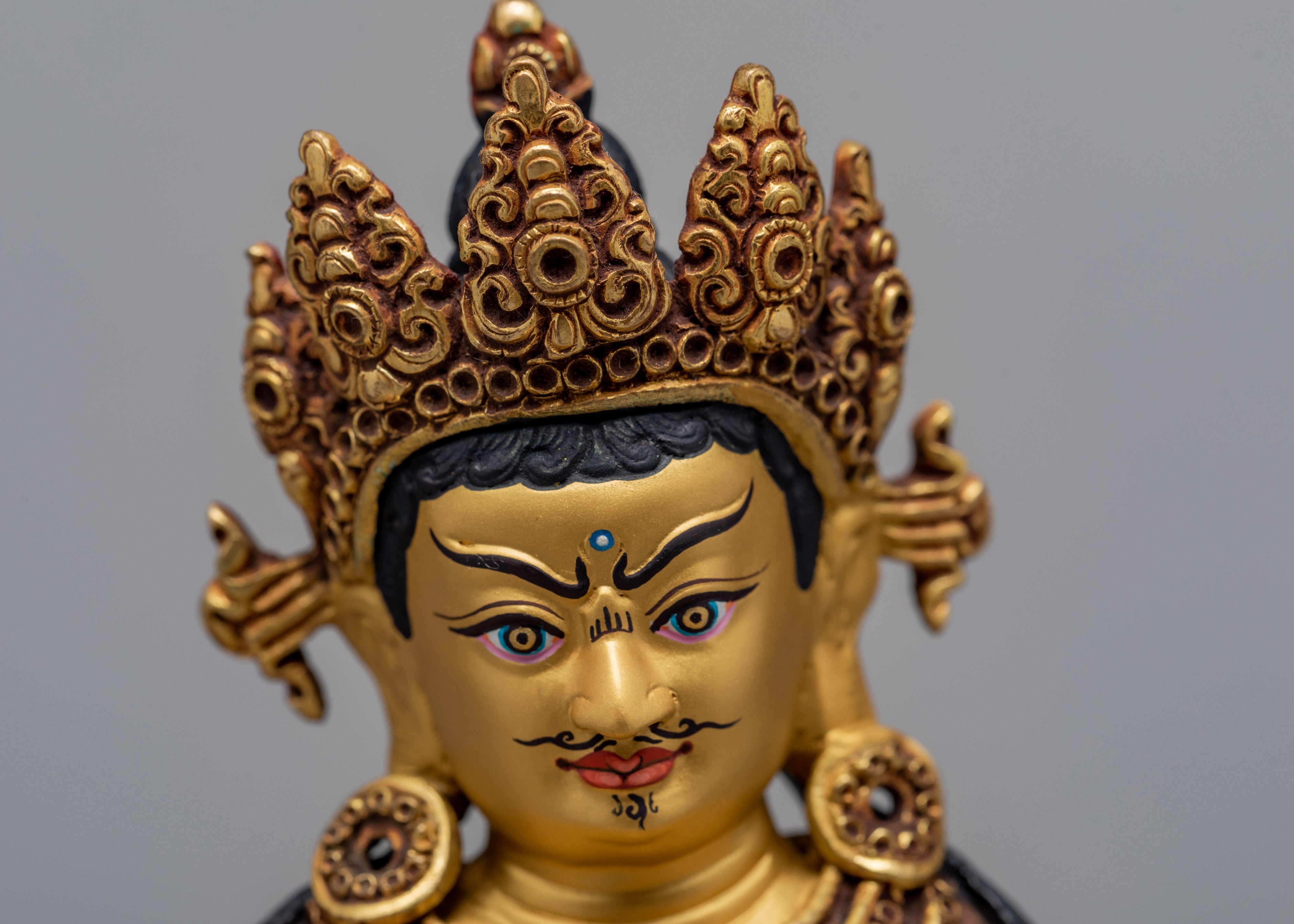 Yellow Jambhala | Buddhist Wealth Deity Statue