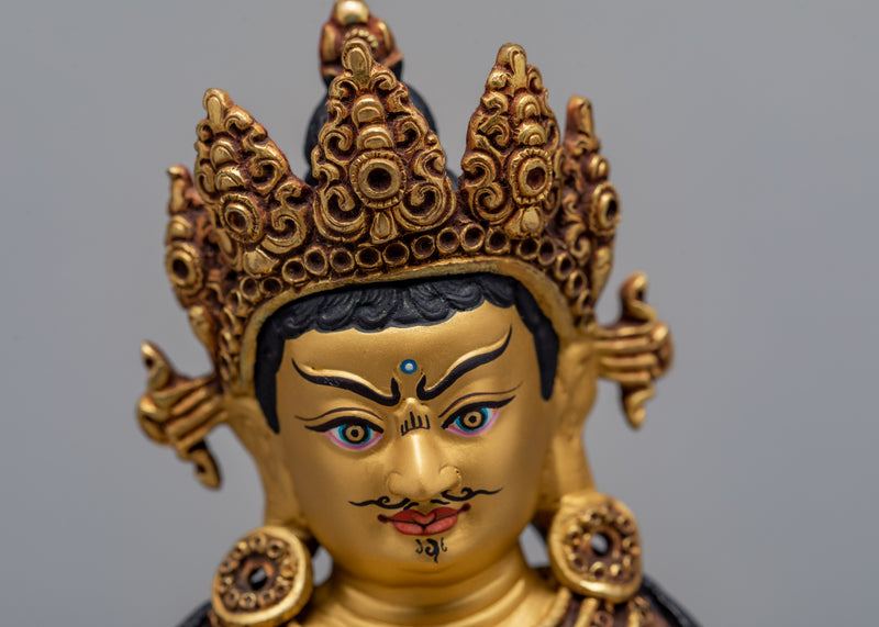 Yellow Jambhala | Buddhist Wealth Deity Statue