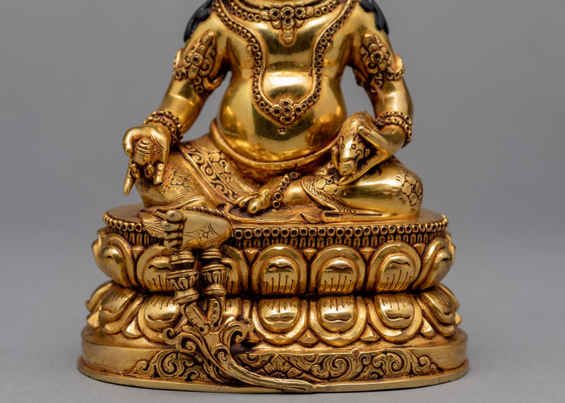 Yellow Jambhala | Buddhist Wealth Deity Statue