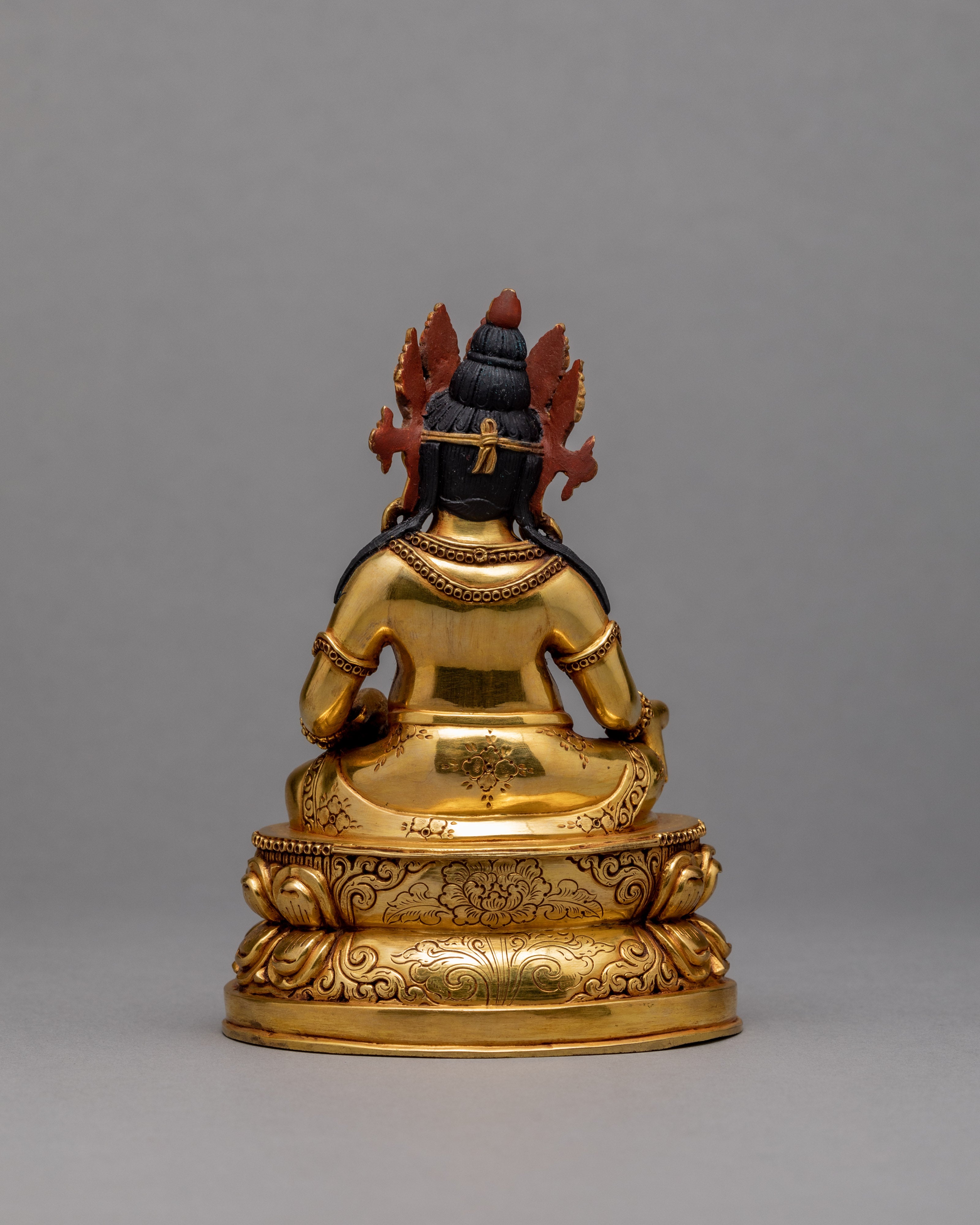 Yellow Jambhala | Buddhist Wealth Deity Statue