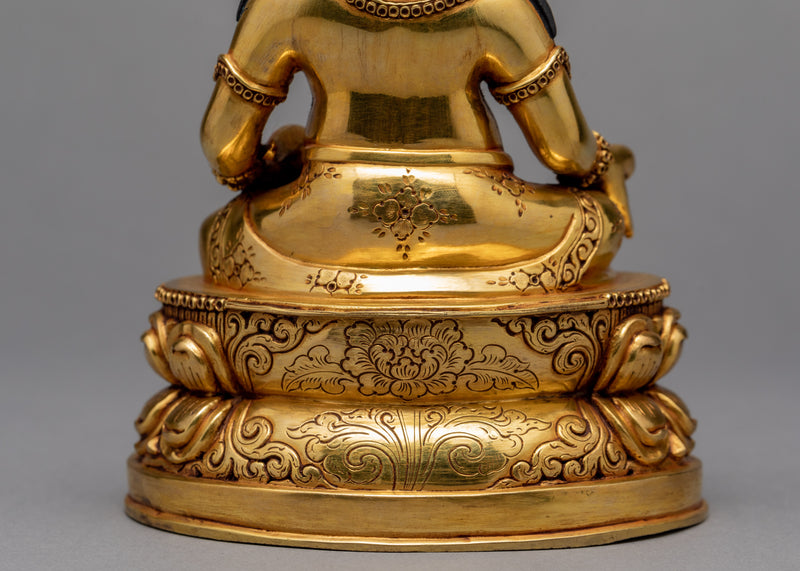 Yellow Jambhala | Buddhist Wealth Deity Statue