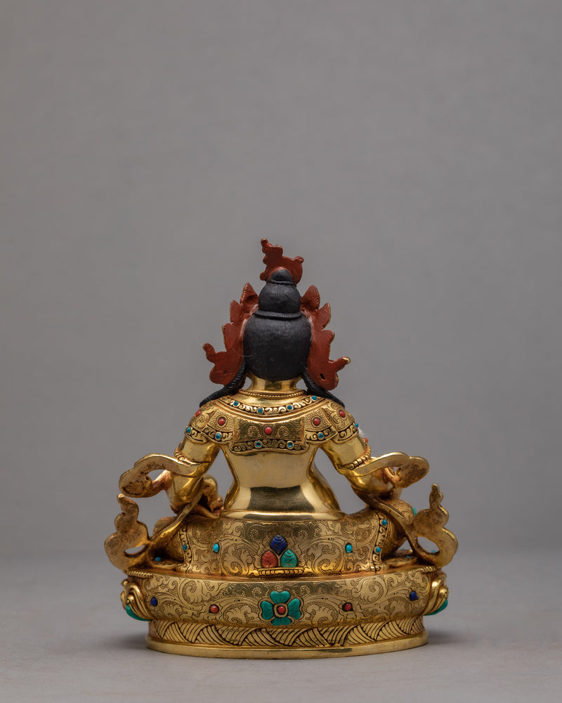 Bodhisattva Dzambala | Plated With Gold Statue | Buddhist Sculpture