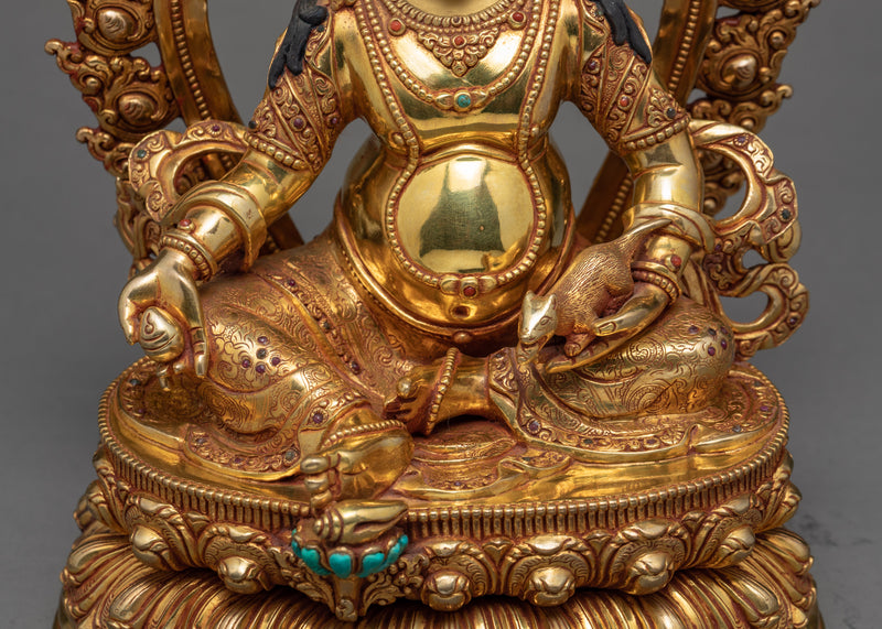 Yellow Jambhala Statue | The Wealth Deity