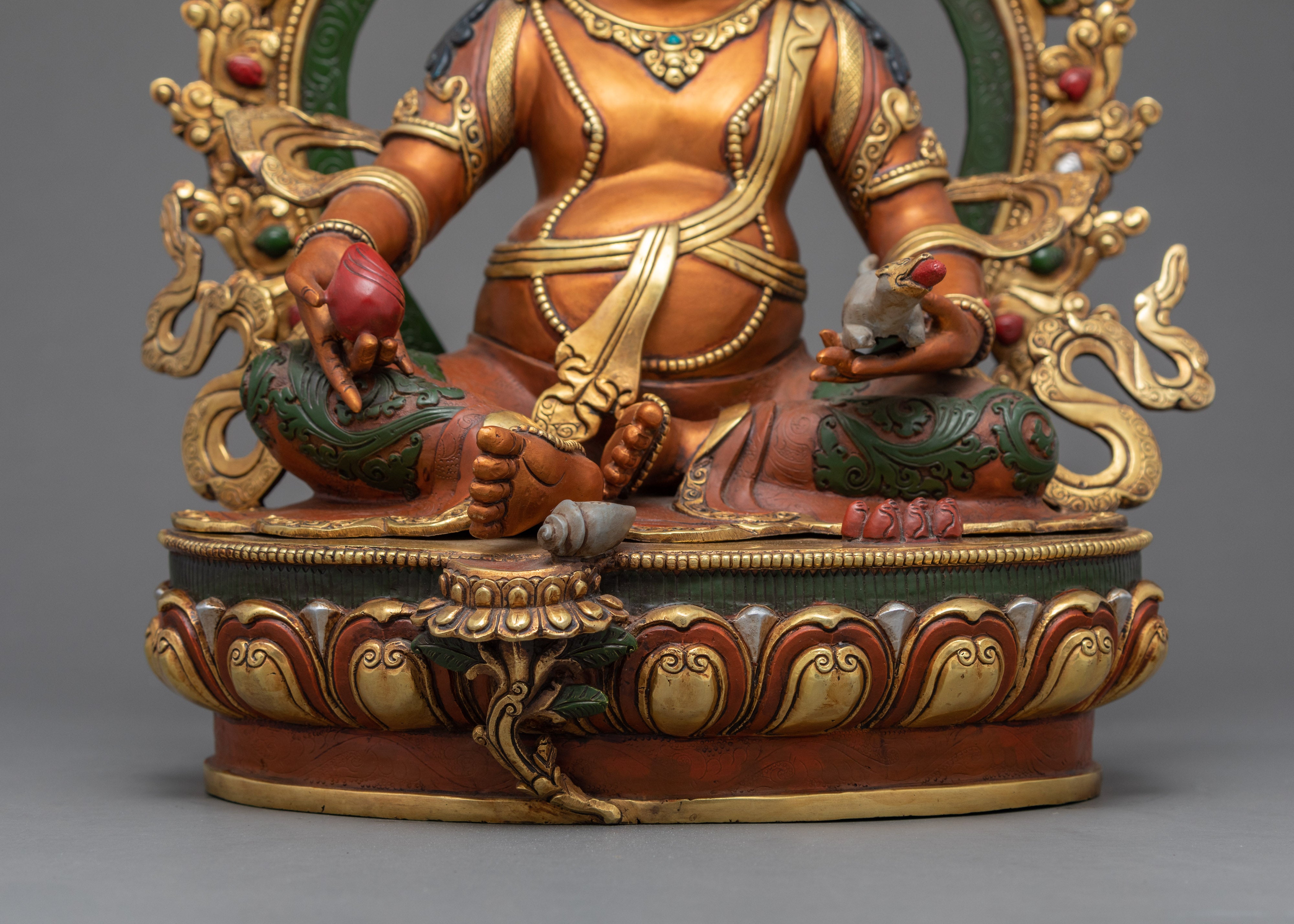 Jambhala or Dzambhala Statue | Buddhist Wealth Deity