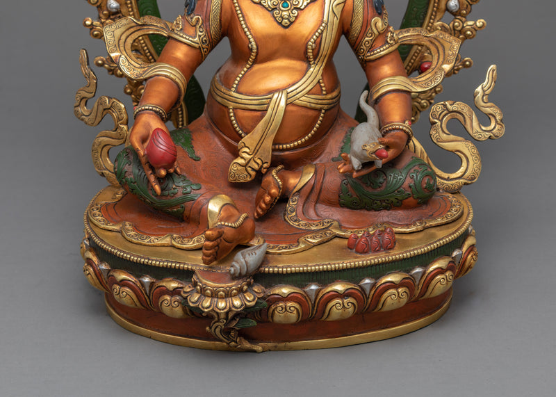 Jambhala or Dzambhala Statue | Buddhist Wealth Deity