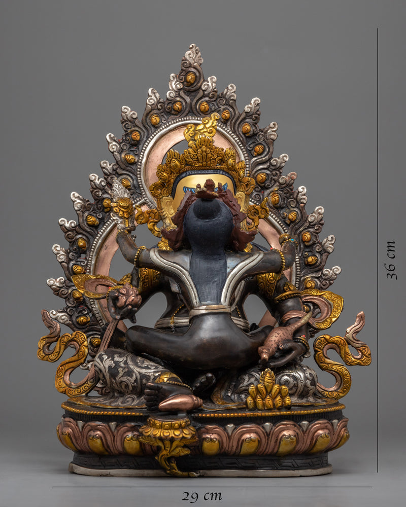 Statue Set For 5 Dzambhala Mantra Practice | Himalayan Traditional Art