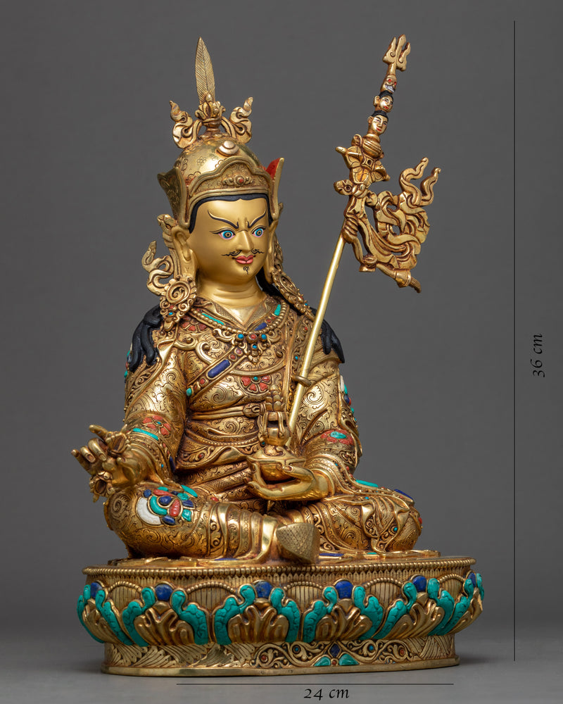 Rinpoche Guru Sculpture | Hand-Carved Buddhist Deity