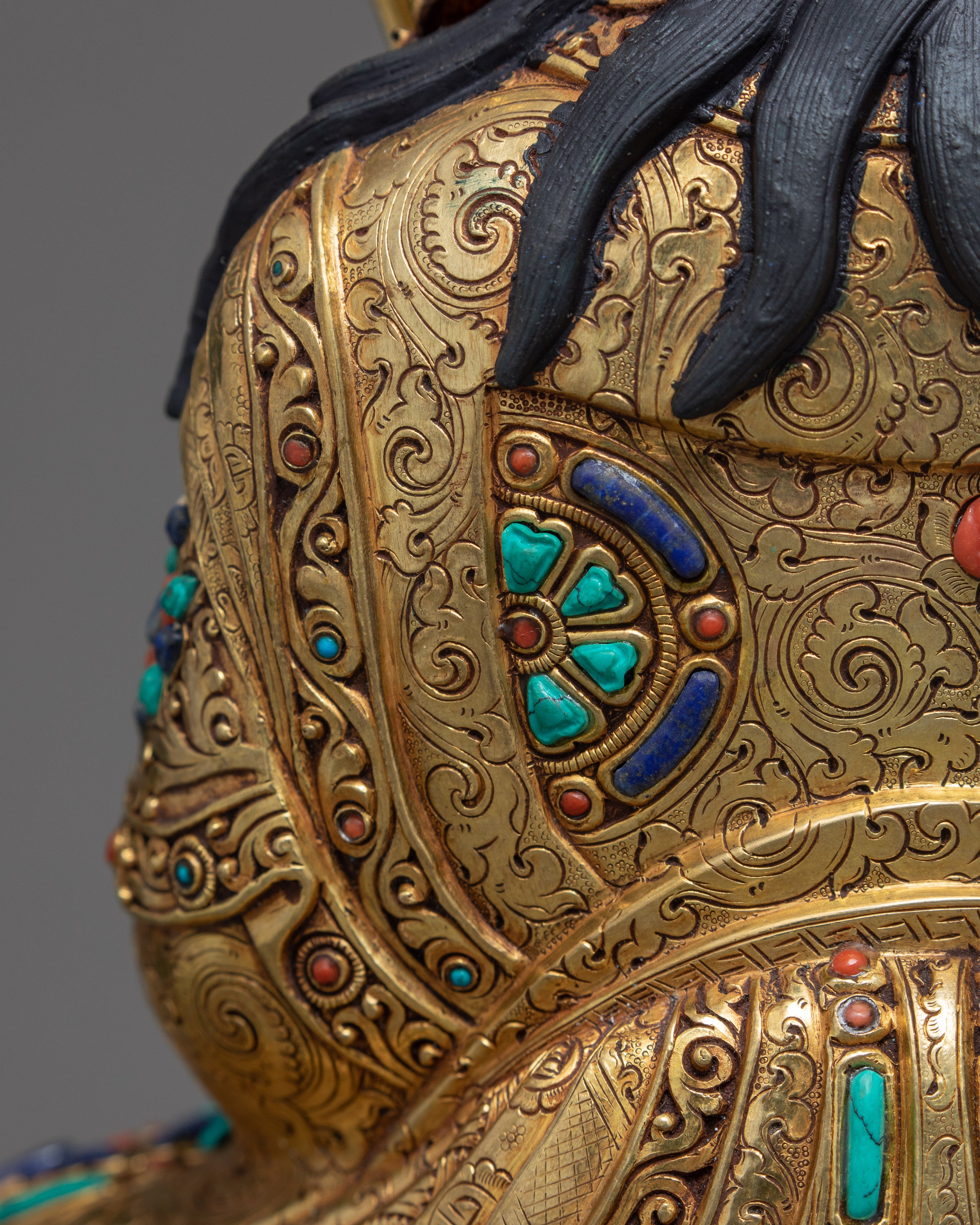 Rinpoche Guru Sculpture | Hand-Carved Buddhist Deity