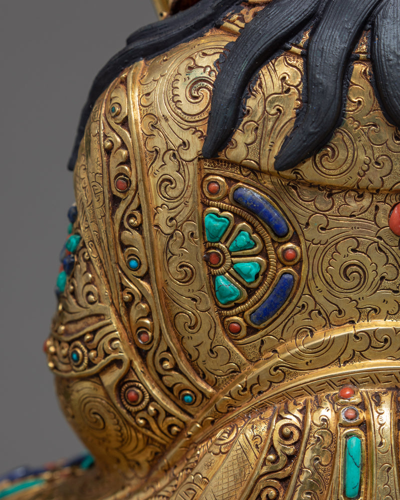Rinpoche Guru Sculpture | Hand-Carved Buddhist Deity