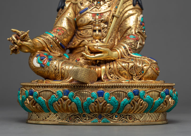 Rinpoche Guru Sculpture | Hand-Carved Buddhist Deity