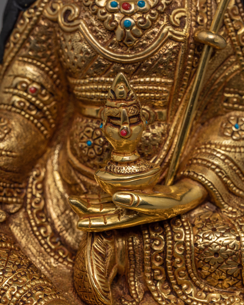 Guru Rinpoche Statue | Traditionally Made Tibetan Rinpoche Statue