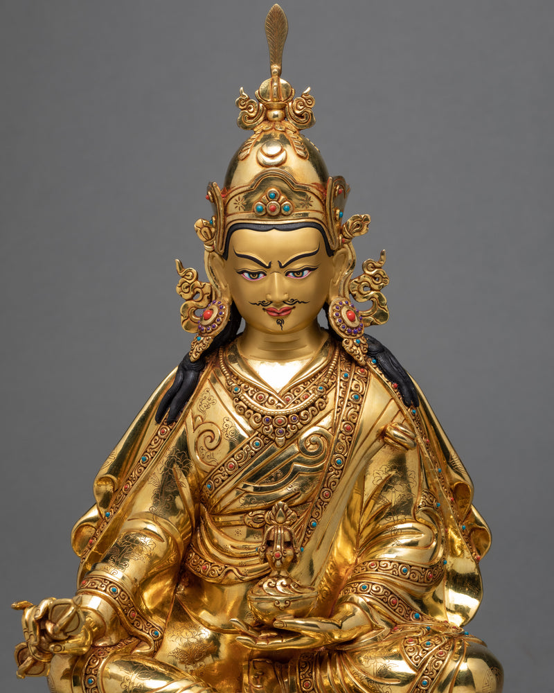 Guru Rinpoche Statue | The Lotus Born Guru Padmasambhava | Buddhist Master
